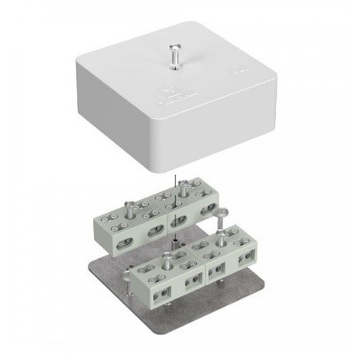 Коробка огнестойкая разветвительная для кабель-канала 40-0450-FR6.0-4-8-Р Е15-Е60 75х75х30