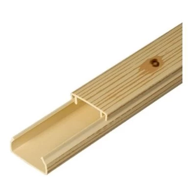 Кабель-канал сосна 2-й замок в п/э 20х10 мм (96 м/уп) (PR03.0181)