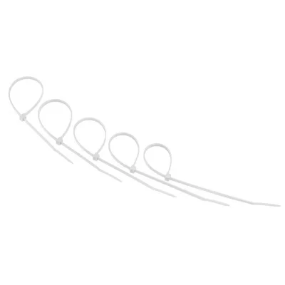 Стяжка кабельная нейлоновая 200x3,6мм, белая (25 шт/уп) (07-0200-25)