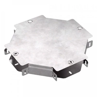 Х-образный ответвитель с крышкой Стандарт 150х50 (PR16.0459)