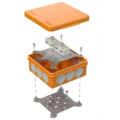 Коробка огнестойкая для о/п двухкомпонентная 60-0303-FR6.0-4-4-Р Е15-Е60 100х100х40