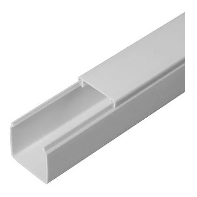 Кабель-канал серый RAL 7042 2-й замок в п/э 25х25 мм (48м/уп) (PR03.0020)