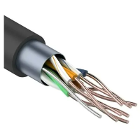 Кабель FTP 4PR x0,51 Premium (Cu) CAT5E LDPE Outdoor 305м