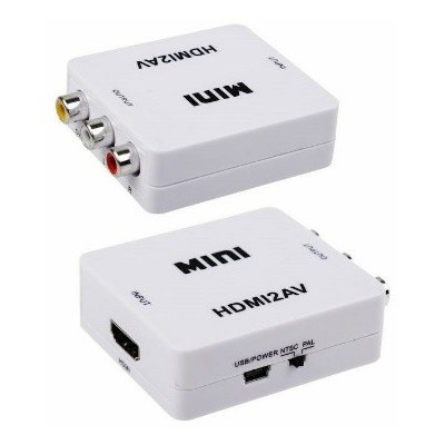 Конвертер HDMI на 3 RCA, пластик, белый (17-6931)