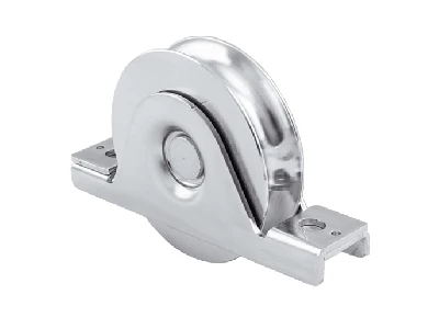 WSO 824 - колесо с 1 подшипником, полукруглое сеч-е, D-80, с внутренним кроншт-ом, до 300 кг (арт. 1