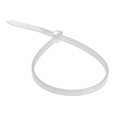 Хомут nylon 300 х 4.0 мм 100 шт белый  профессиональный (07-0300-1)