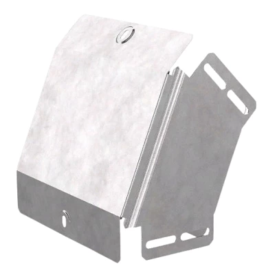 Угол вертикальный внешний 45 градусов с крышкой Стандарт 200х100 (PR16.0454)