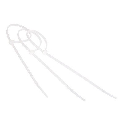 Хомут nylon 200x3,5 мм 100 шт. белый профессиональный (07-0200-1)