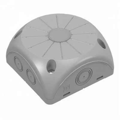 Коробка распределительная 60-0500 для видеокамер двухкомпонентная безгалогенная (HF) серая 100х100х50 (20шт/кор) (60-0500)