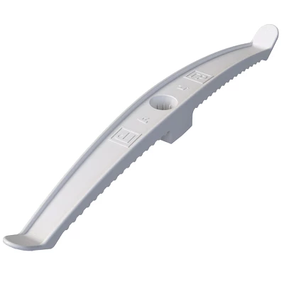 Держатель кабеля двусторонний для прямого монтажа белый (20шт/120шт уп/кор) (PR13.0384)