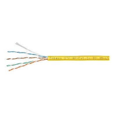 UTP-4P-Cat.5e-SOLID-LSZH-YL