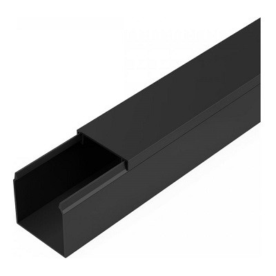 Кабель-канал черный 2-й замок в п/э 25х25 мм (32 м/уп) (PR03.0213)