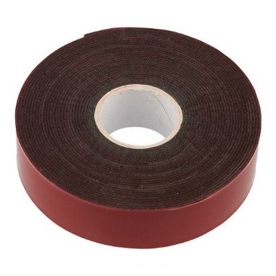 Двухсторонний скотч серый на HBA акриловой основе, защитная пленка красная, 20 мм, 5 м REXANT 9	09-6