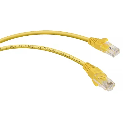 PC-UTP-RJ45-Cat.5e-0.15m-YL-LSZH