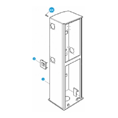 Корпус шлагбаума G4001 (119RIG069)