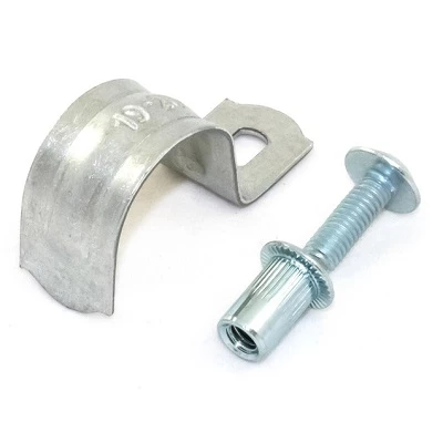 Комплекты для крепления ОКЛ с использованием винта, заклепки и скобы СМО d21-22 мм (100 шт) (PR08.5028)