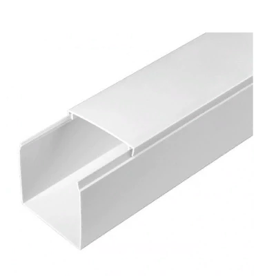 Кабель-канал белый 2-й замок в п/э 60х60 мм (12 м/уп) (PR03.0056)