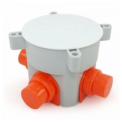 Коробка установочная 80-0530 для заливки бетоном безгалогенная (HF) 70х72 (120 шт/кор) (80-0530)