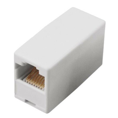 Переходник сетевой LAN, гнездо 8Р8С (RJ-45) - гнездо 8Р8С (RJ-45) (06-0111-A)