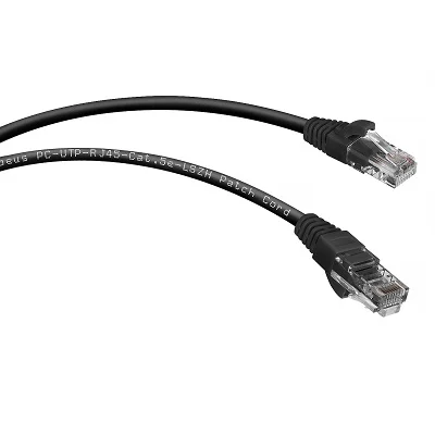 PC-UTP-RJ45-Cat.5e-3m-BK-LSZH