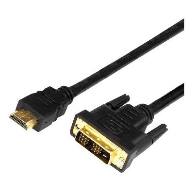 Шнур HDMI - DVI-D, 7м, Gold, с фильтрами (17-6307)
